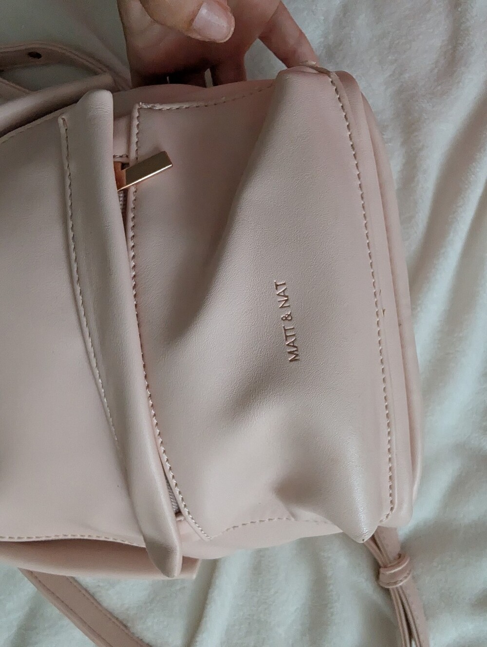 Matt & Nat Blush Pink Mini Backpack - Picture 2 of 8